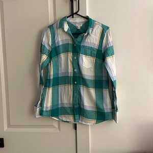 J Crew flannel shirt XS
